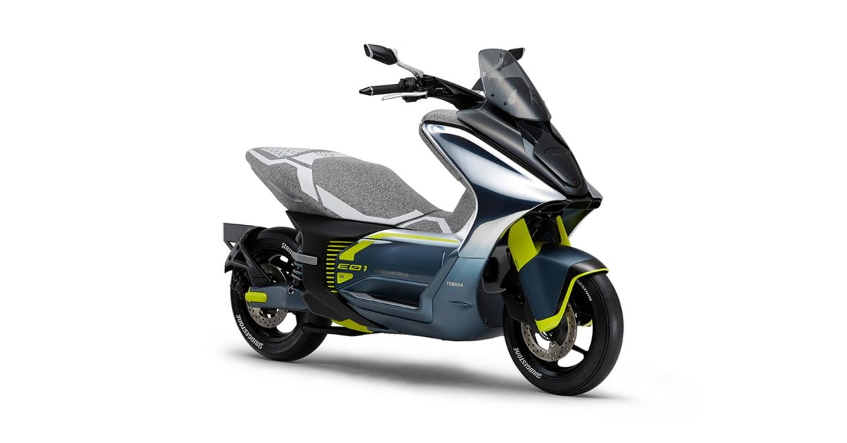 Jetez un œil au scooter électrique de puissance supérieure E01 de Yamaha, bientôt disponible