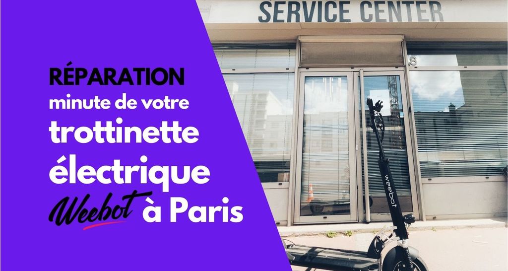 Weebot Paris : Réparation Trottinette Électrique dans la journée