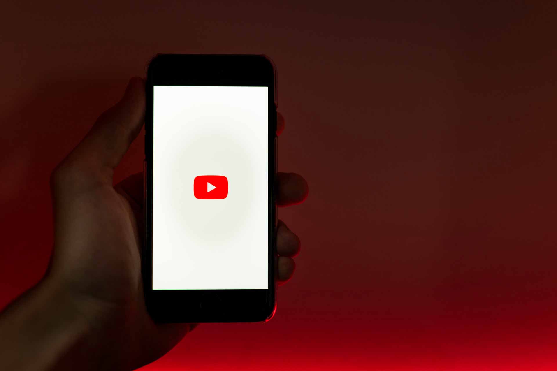 YouTube lancé sur un smartphone