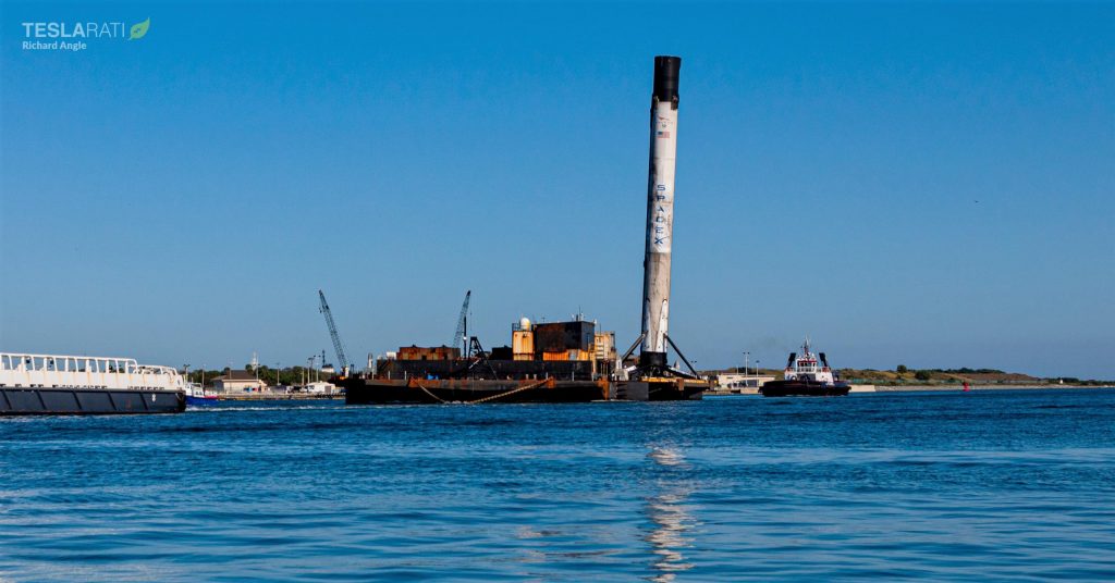 SpaceX perd presque le booster Falcon 9 en mer