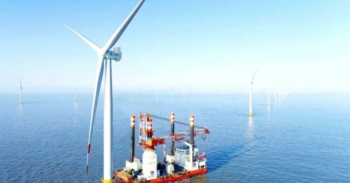 Le plus grand parc éolien offshore de Chine est désormais entièrement connecté au réseau