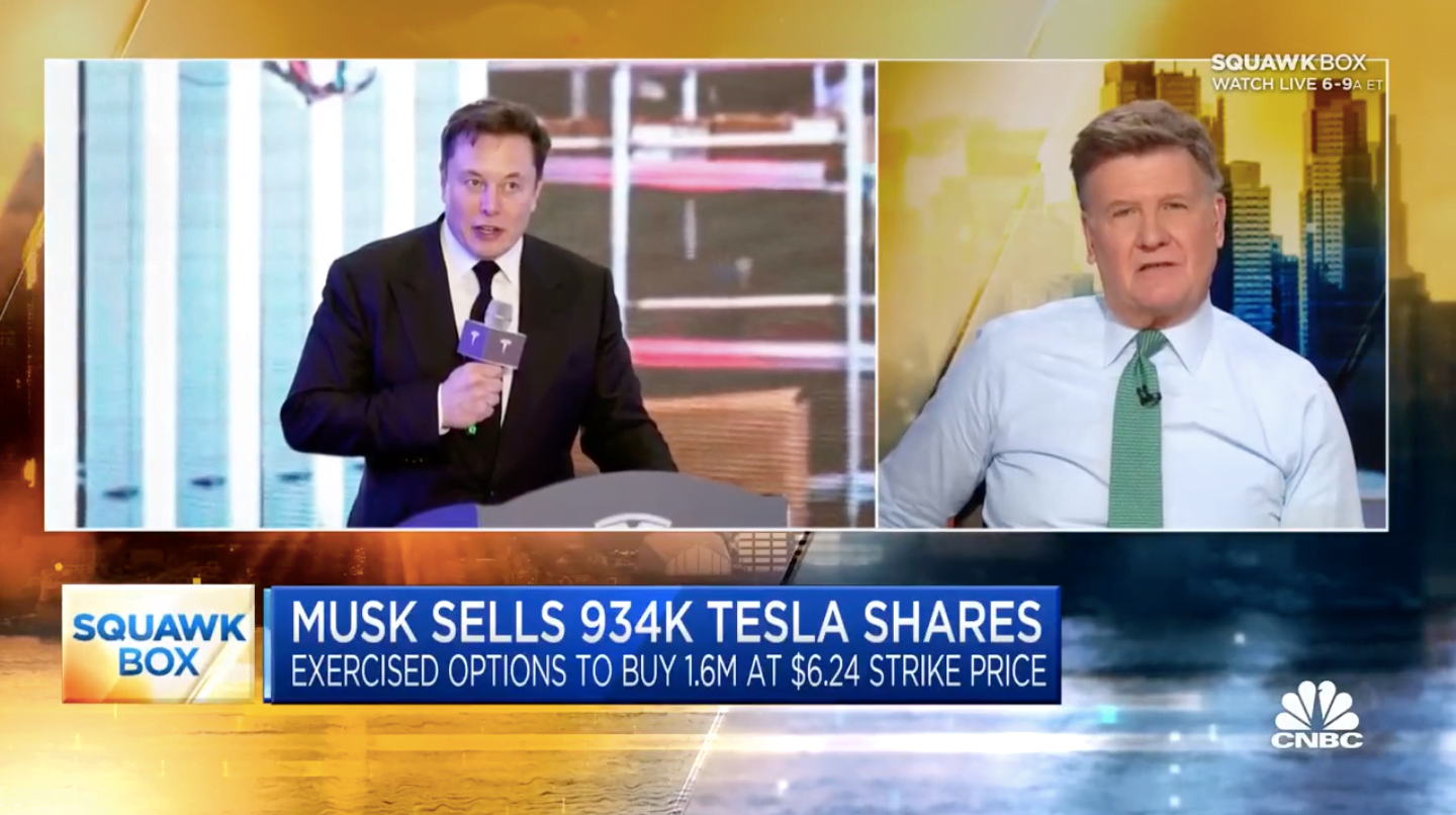 Elon Musk transforme l'animateur de CNBC en un "fanboy" à part entière: "Si l'aimer est mal, je ne veux pas avoir raison."