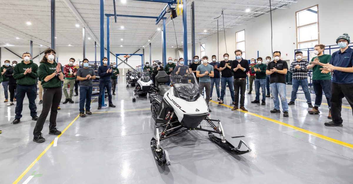 Taiga Motors fabrique ses premières motoneiges électriques de série