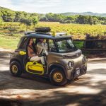 Citroën transforme la microcar électrique Ami en jouet de vacances safari-chic