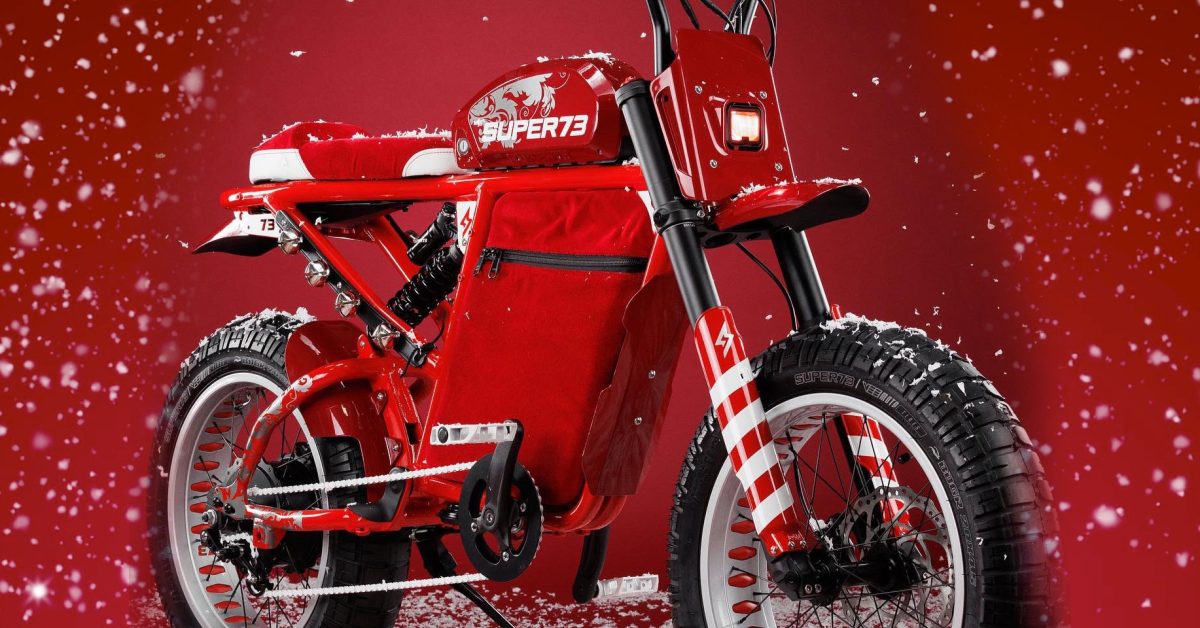 Si le Père Noël troquait son traîneau contre un vélo électrique, ce beau serait-il