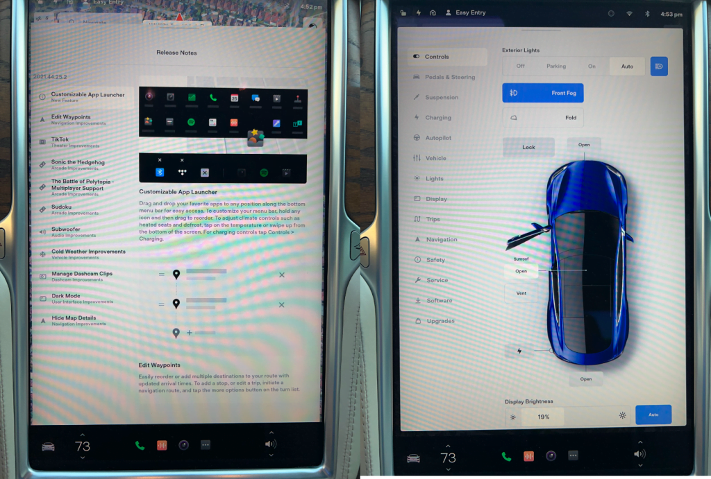 Tesla 2021 Holiday Update est déployé sur les anciens modèles S et X