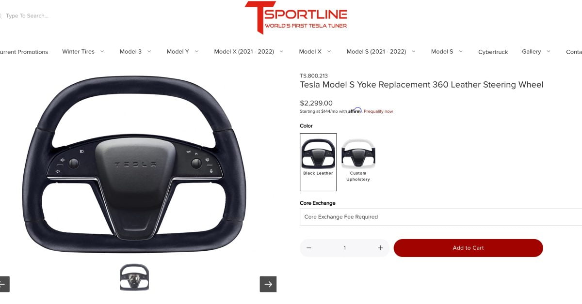 Tesla Model S obtient son premier remplacement de volant à fourche, mais il y a des mises en garde