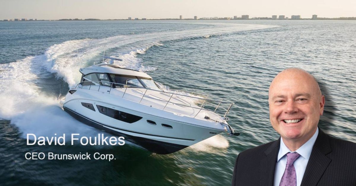 Le PDG de Brunswick, Dave Foulkes, parle d'autonomie, d'électrification et de démocratisation de la navigation de plaisance