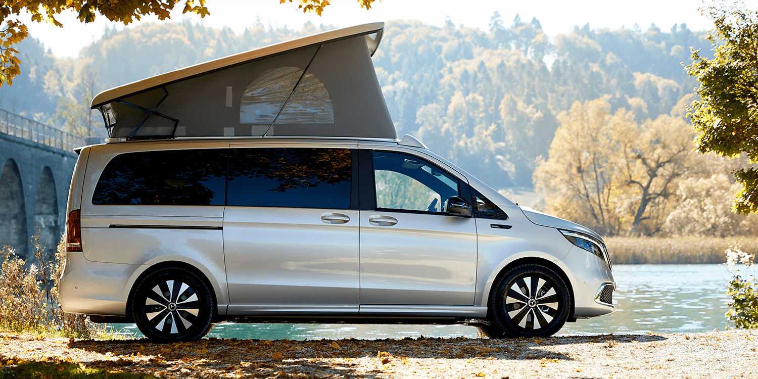 Mercedes montre la conversion de camping-car d'EQV - electrive.com