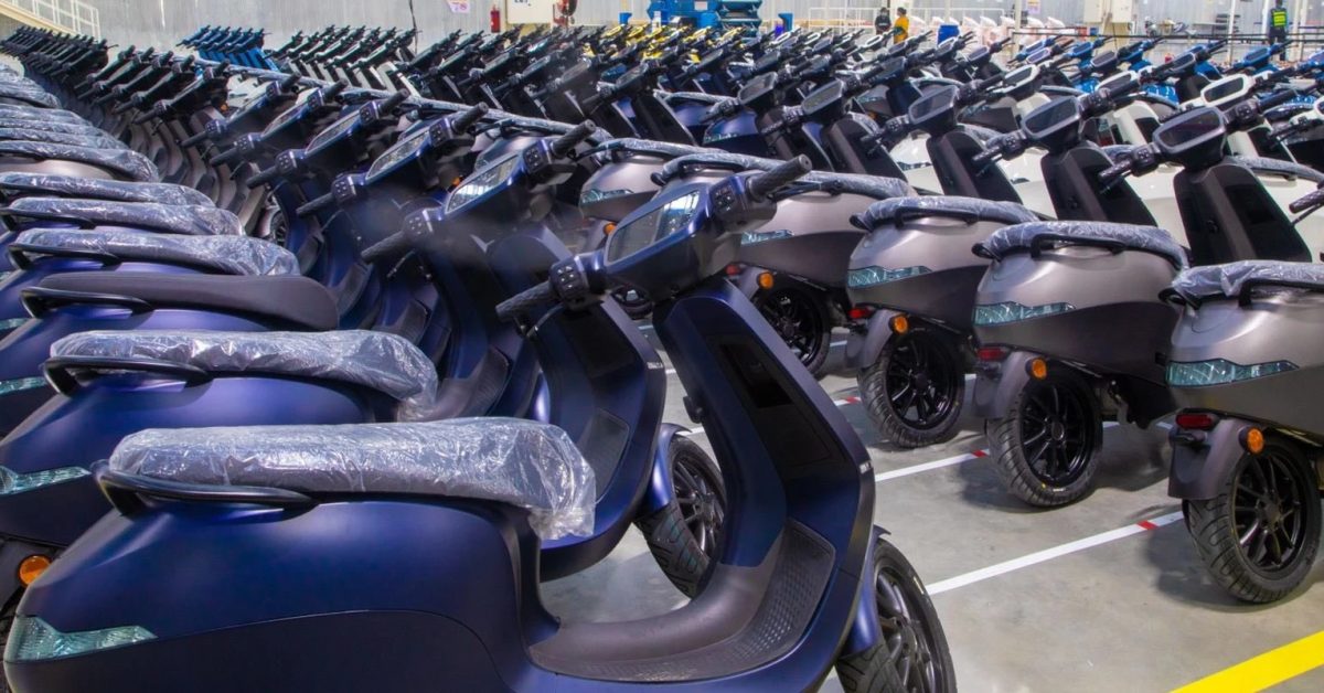La production d'Ola dépasse les 1 000 scooters électriques par jour, ouvrant bientôt plus de commandes
