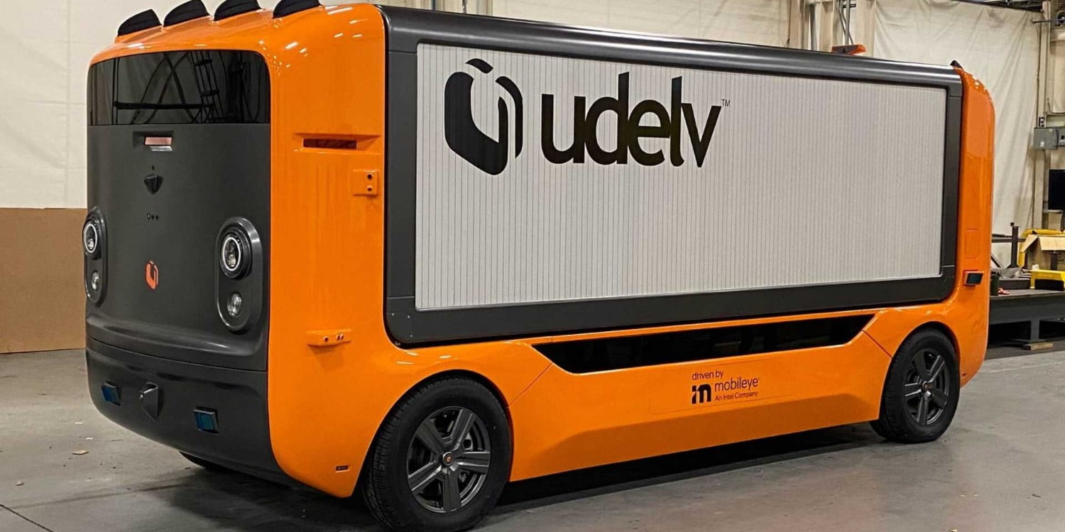 Udelv montre une camionnette de livraison électrique sans conducteur uPod - electrive.com
