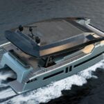 La marque de bateaux électriques de luxe ALVA Yachts présente le catamaran solaire OCEAN ECO 60 Coupé avec deux moteurs électriques de 250 kW