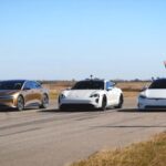 Qui gagne en drag race ?  Tesla Plaid, Porsche Taycan ou Lucid Air : vidéo