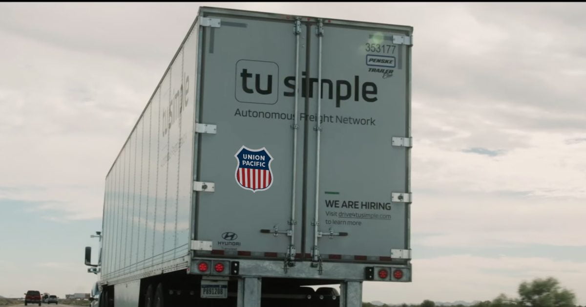 Union Pacific devient le premier client de camionnage entièrement autonome de TuSimple, déplaçant le fret entre le rail et le premier/dernier kilomètre sans chauffeur