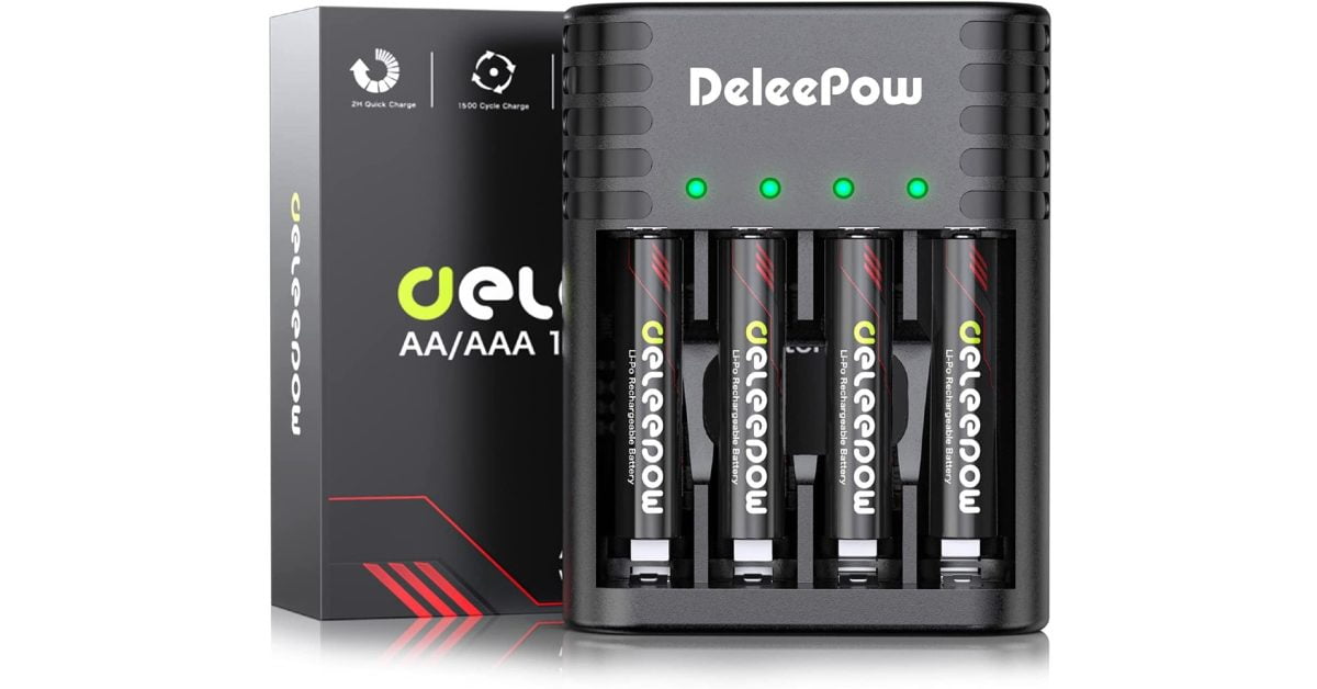 Ces quatre AAA rechargeables remplaceront les piles à usage unique pour 14 $, plus dans les nouvelles offres vertes