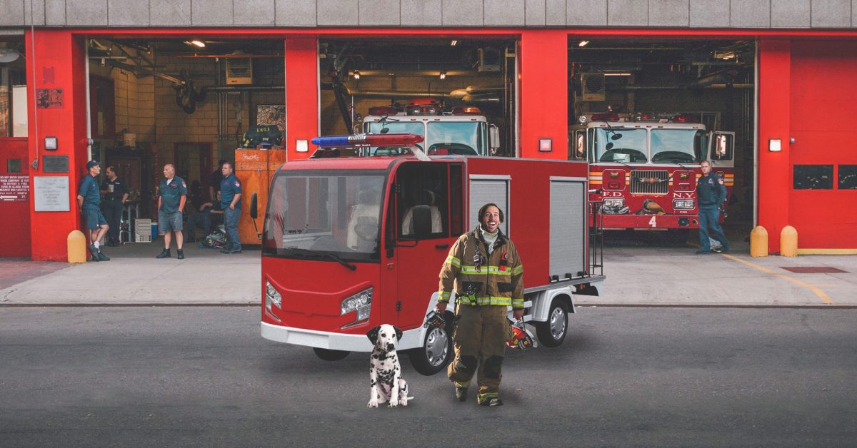 Le véhicule électrique Alibaba de la semaine incroyablement étrange : vous pouvez littéralement acheter un camion de pompiers électrique (étonnamment bon marché)
