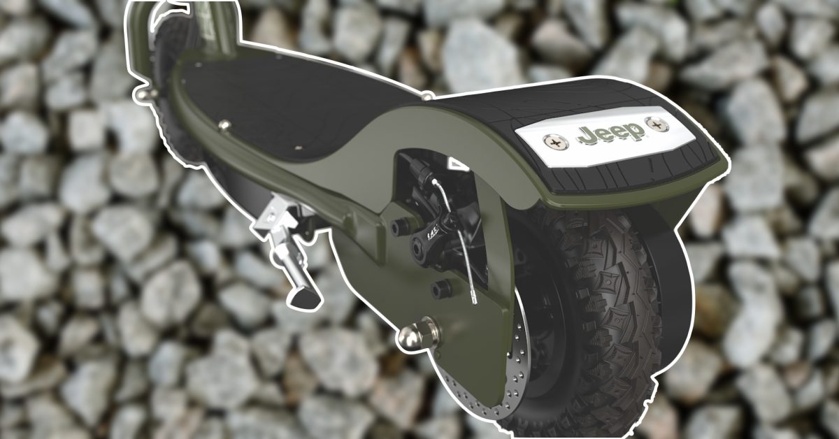 Le nouveau scooter électrique tout-terrain de Jeep pour adultes dévoilé aujourd'hui, mettant en valeur son partenariat avec Razor