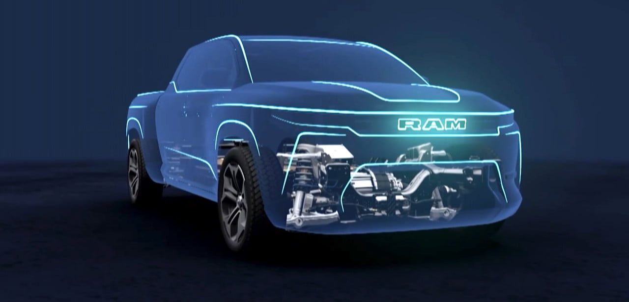 Le développement du Ram 1500 entièrement électrique fonctionne de l'intérieur vers l'extérieur