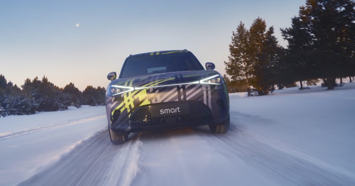 smart se transforme en une marque entièrement électrique et taquine le crossover EV 2023 appelé smart #1