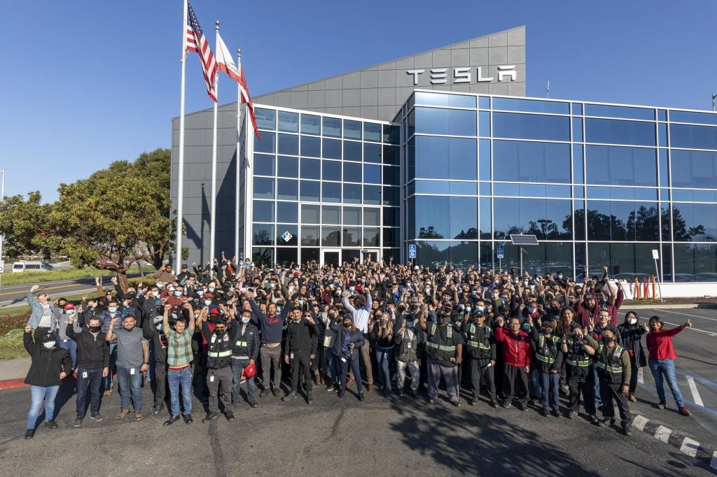 Tesla a fabriqué sa millionième cellule de batterie 4680 en janvier