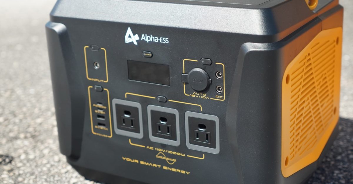 Revue de la centrale électrique portable AlphaESS 1 036 Wh : le grand garçon pour alimenter tous vos appareils hors réseau