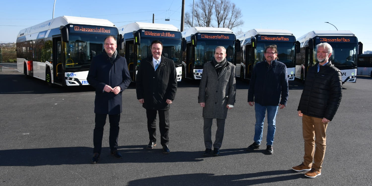 La RVK met en service cinq bus BZ de Solaris - electrive.net