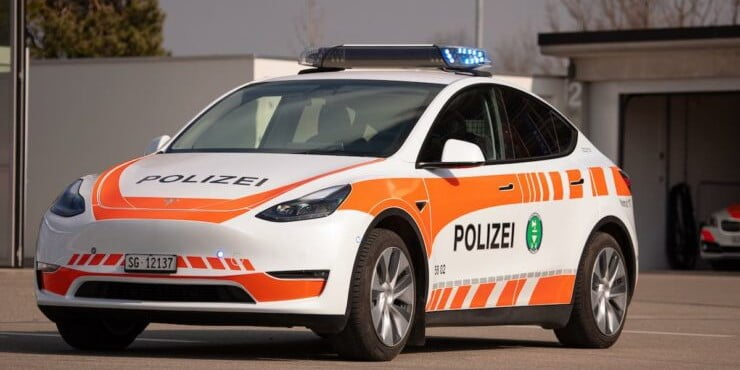 La police suisse achète la Tesla Model Y - electrive.com
