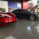 Tesla showroom in Century City mall, Los Angeles (Credit: Teslarati)