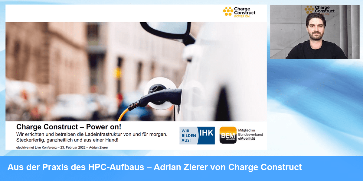 La pratique de la construction HPC - Adrian Zierer de Charge Construct - electrive.net