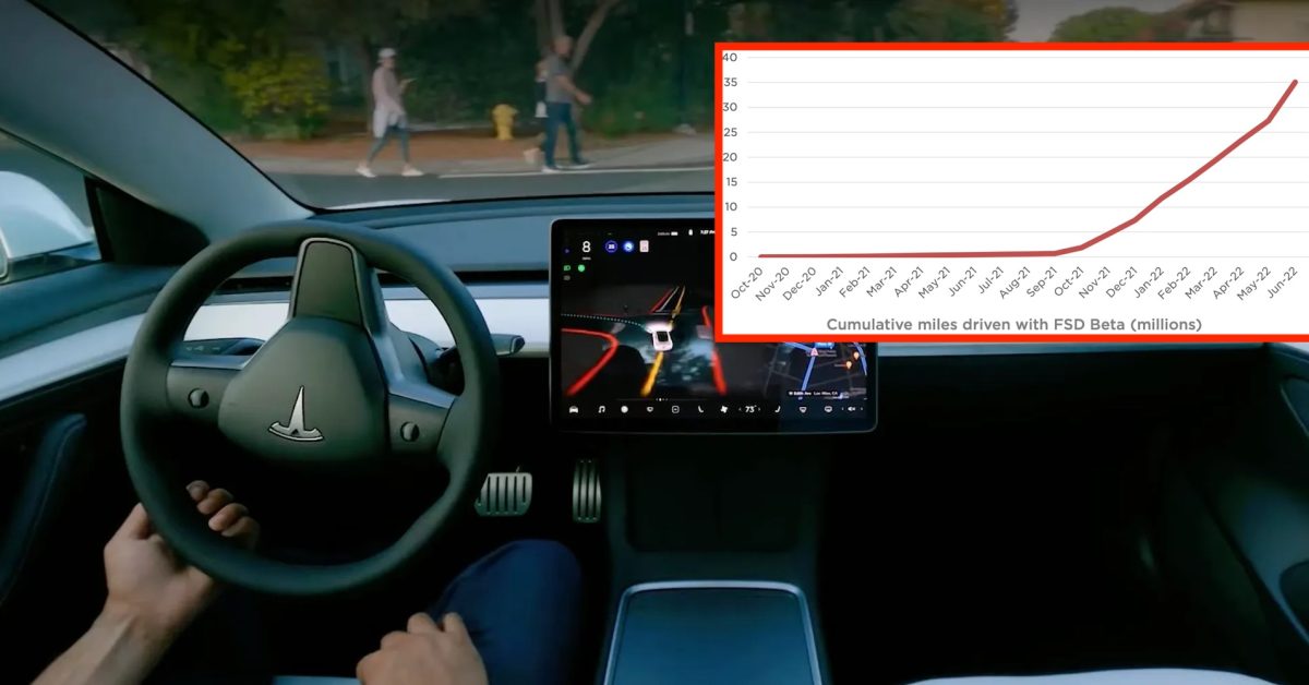 Tesla dépasse les 35 millions de kilomètres parcourus sur la version bêta de la conduite autonome intégrale, et le rythme s'accélère.