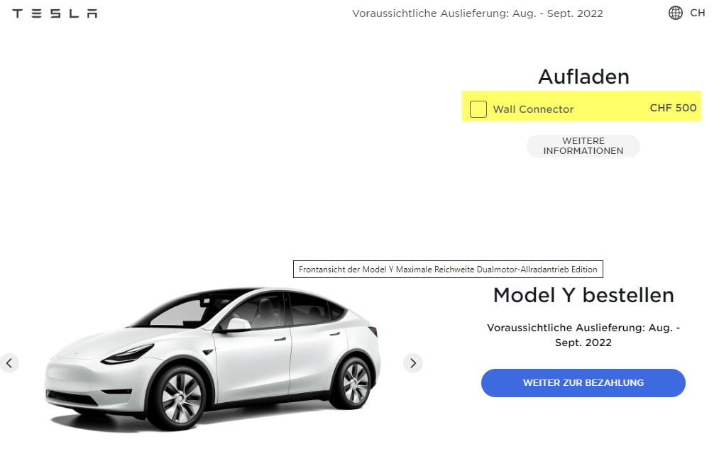 Tesla permet désormais aux clients d'ajouter un connecteur mural à leurs commandes en Allemagne - TeslaNorth.com