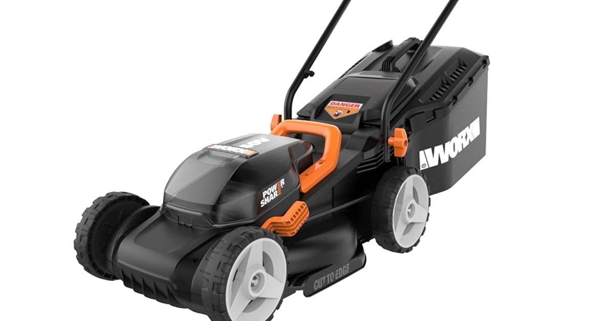 Coupez l'herbe sans gaz ni huile avec la tondeuse électrique de 20 pouces de WORX à 194 $ dans les Nouvelles offres vertes