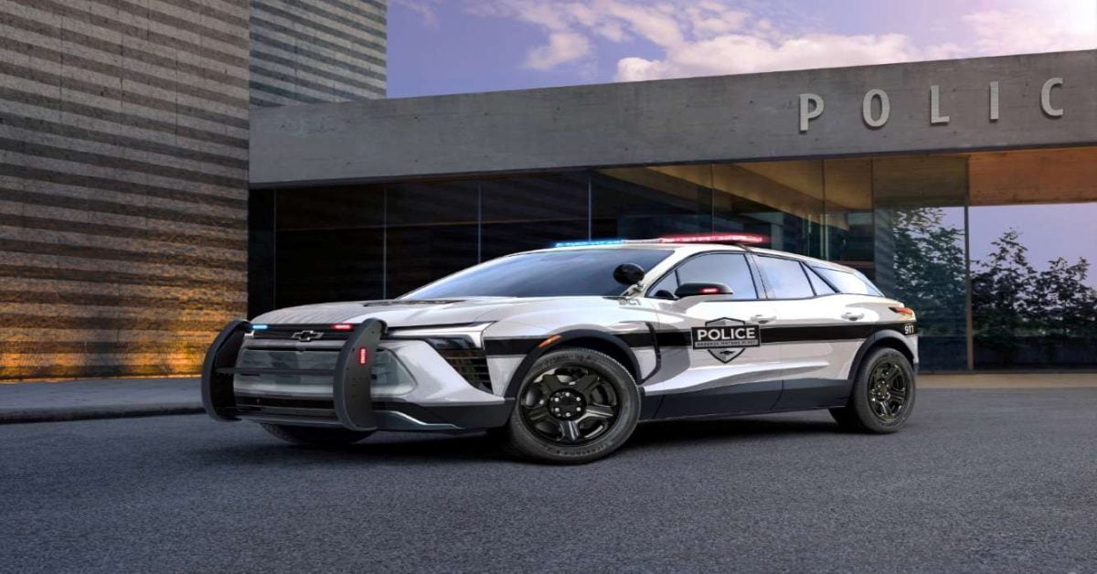 Rencontrez le premier Chevy Blazer EV PPV édition police 2024 entièrement électrique