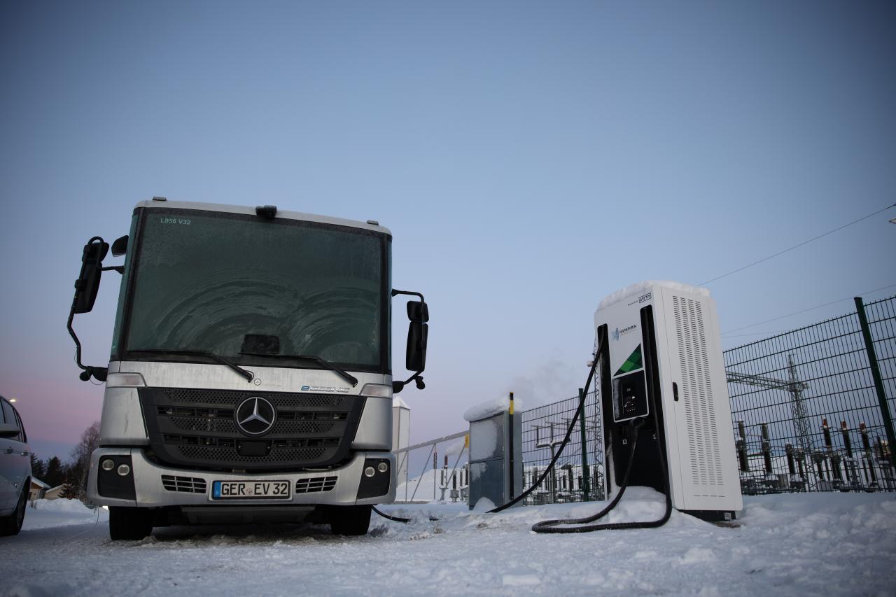 Mercedes eEconic besteht Kältetest am Polarkreis