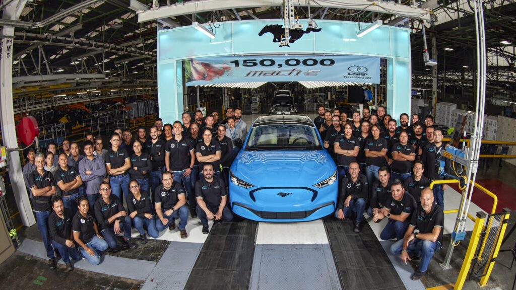 Ford a fabriqué 150 000 Mustang Mach-E, des SUV électriques