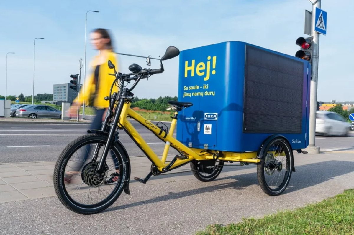 Vélo solaire IKEA