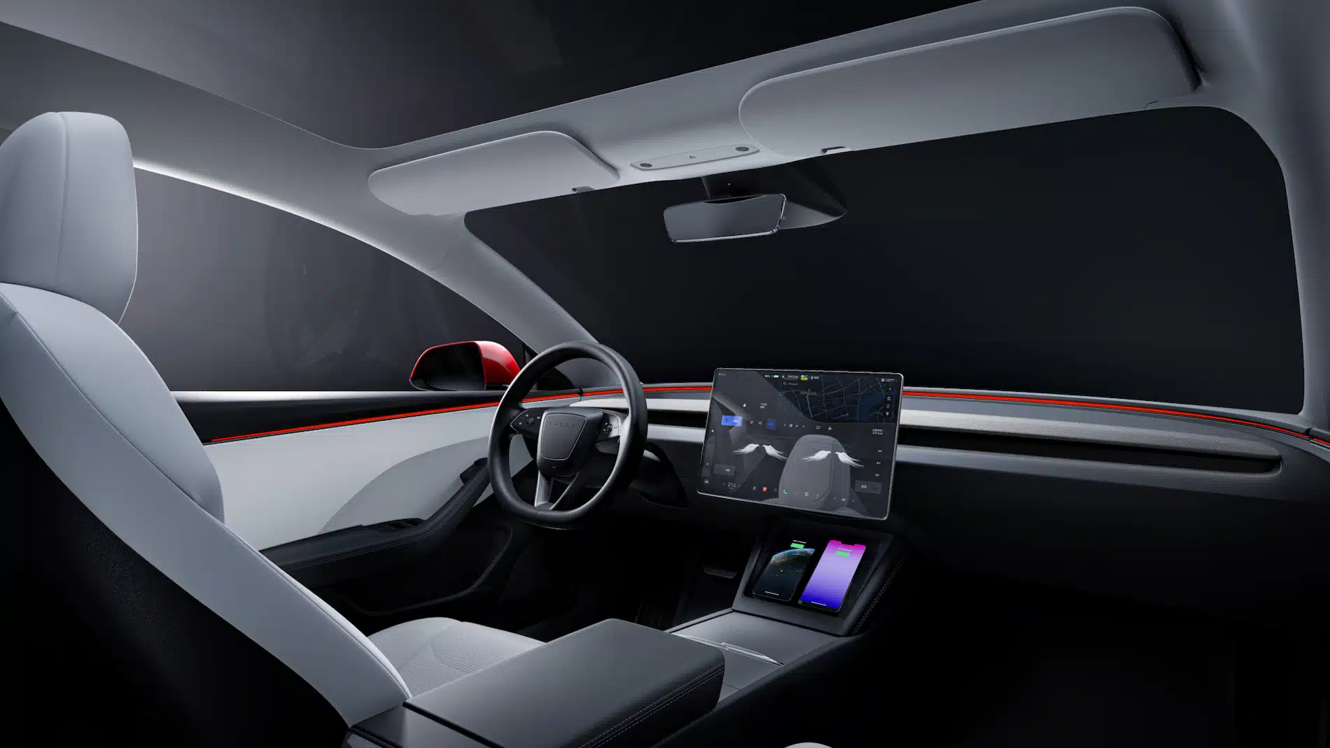 Intérieur Tesla Model 3