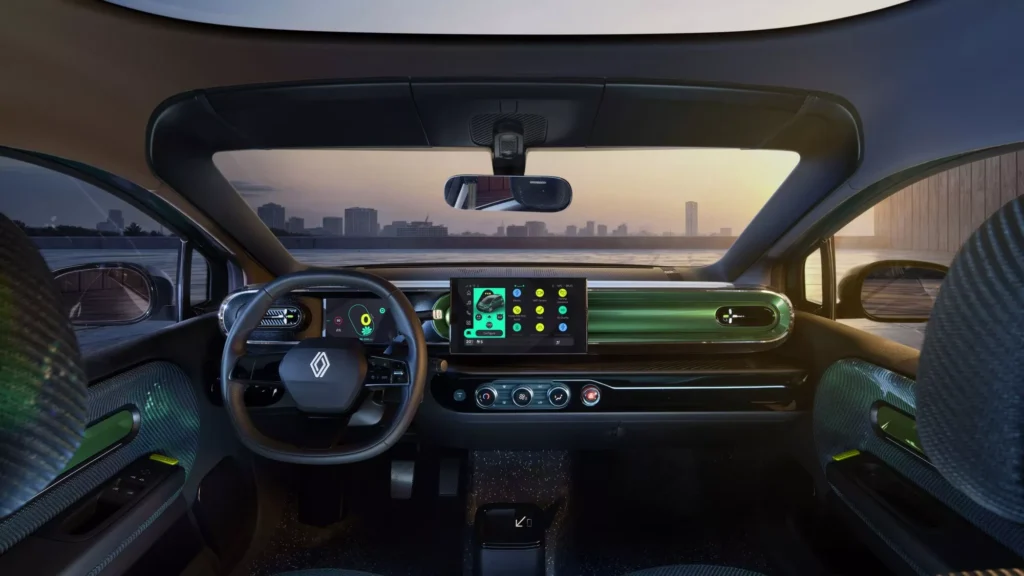 Intérieur Twingo e-tech électrique