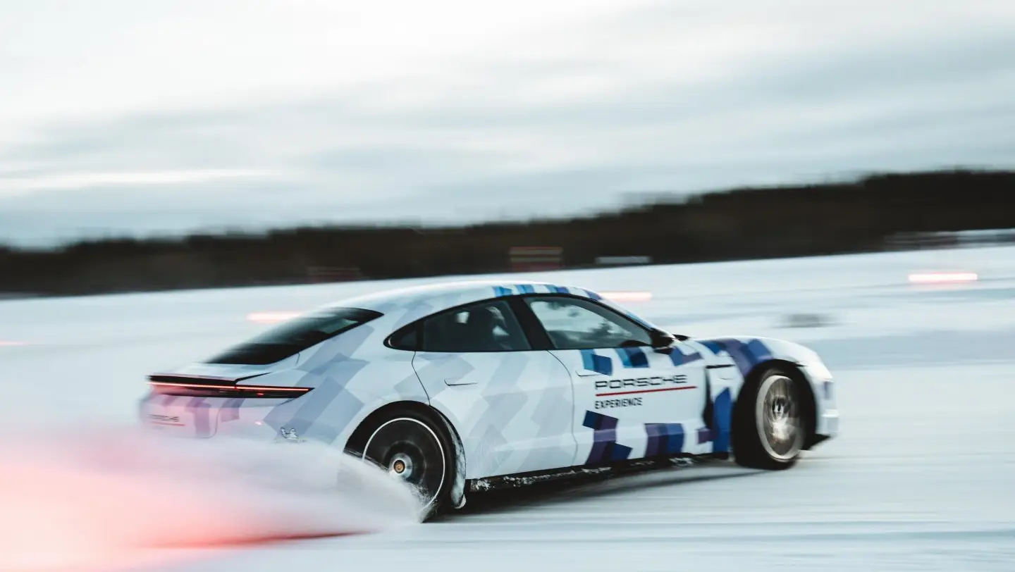 Porsche Taycan drift record