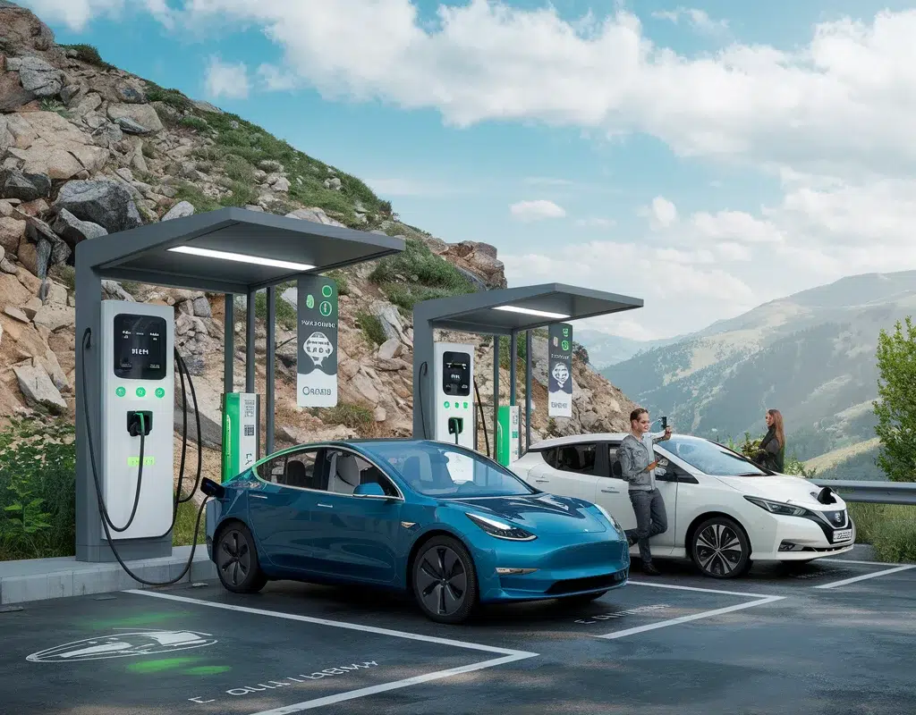 Bornes de recharge Californie