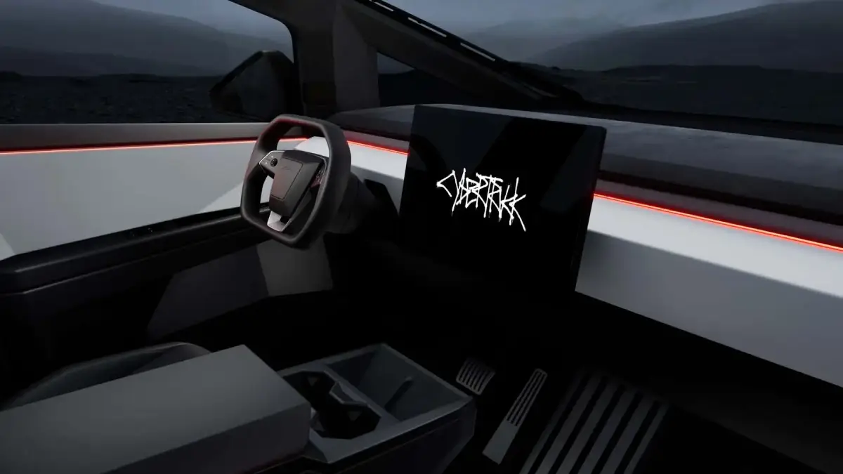 Tesla Cybertruck intérieur