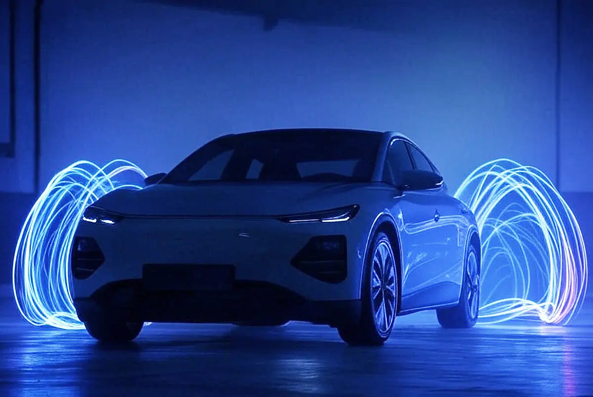 Voiture électrique ondes électromagnétiques