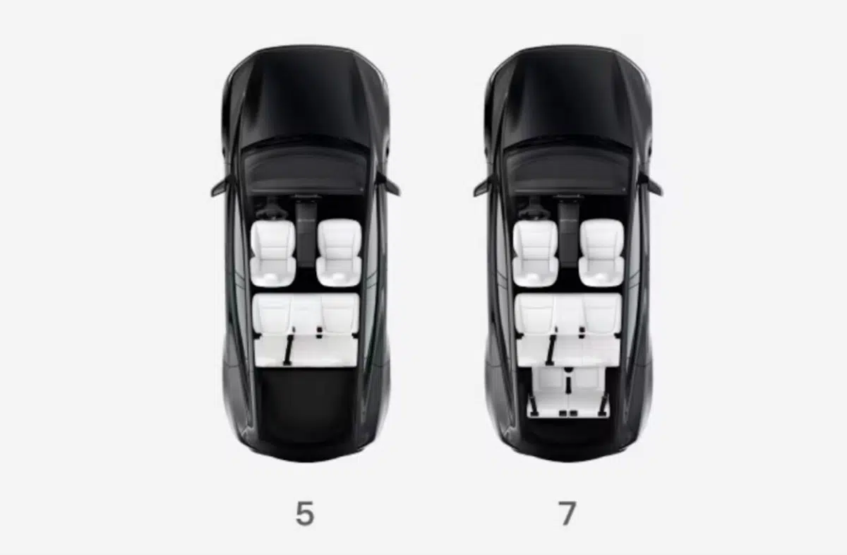 Tesla Model Y 7 places